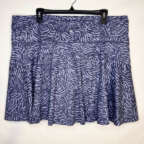 Athleta Ace Printed Tennis Skort in Fiji Medieval Violet Purple Size 2X - Picture 8 of 12
